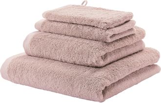 Aquanova Jacquard gewebtes Design Handtuch London Dusty Pink - in verschiedenen Grössen