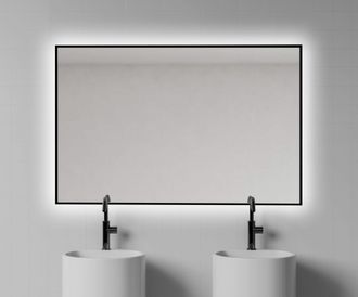 Bathstage Bathstage - 67663 B-951 H/v Espejo Reversible 80x100 Cm Marco Aluminio Negro - Ref: Bs-67663