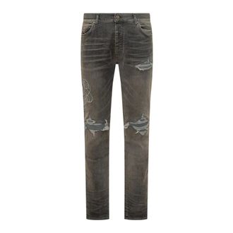 Amiri Slim-fit Jeans, male, Gray, Size: W38 Hollywood MX1 Jean