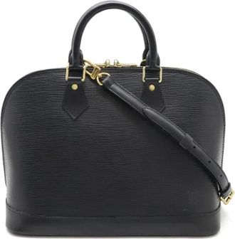 Louis Vuitton Pre-owned Handbags, female, Black, Size: ONE SIZE Pre-owned Leather handbags