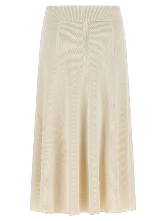 Zimmermann Womens Beige Viscose Midi Skirt