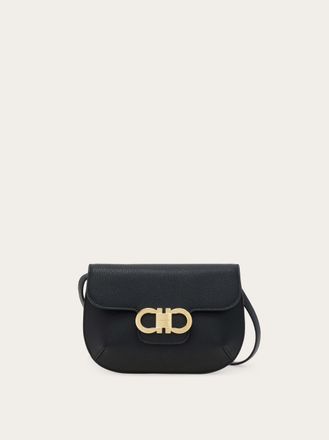 Ferragamo Donna Mini bag double Gancini Nero