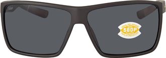 Costa RINCON Grey Polarized Polycarbonate Mens Sunglasses 6S9018 901838 63
