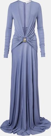CHRISTOPHER ESBER Bezel Quartz embellished maxi dress