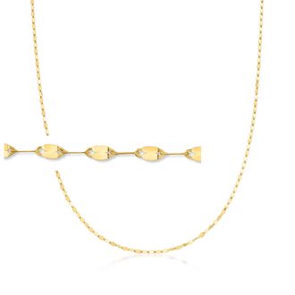 RS Pure by Ross-Simons Italian 14kt Yellow Gold Lumachina-Chain Necklace