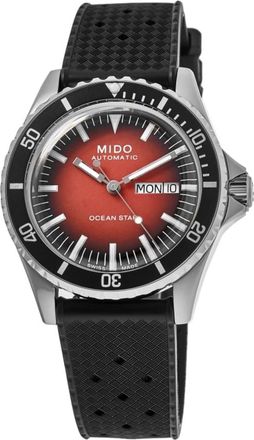 Mido Ocean Star Tribute Gradient Red Dial Rubber Strap Mens Watch M026.830.17.421.00
