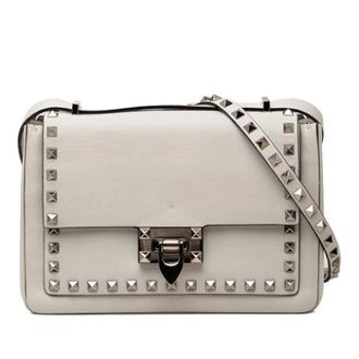 Valentino Pre-owned Cross Body Bags, female, Gray, Size: ONE SIZE Pre-owned Crossbody Bag