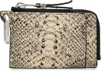 AllSaints Remy Snake Wallet Wallet Womens Handbags Desert White, Leather