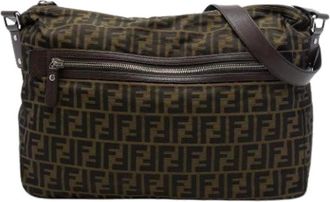 Fendi Pre-owned Vintage Crossbody Bag - Dames - Vintage Schoudertas - Bruin - ONE Size - Vintage