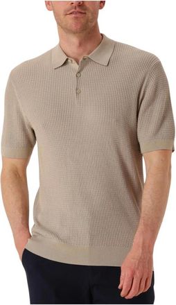 Matinique Tops, Heren, Beige, M, Linnen, Taupe Polo voor Heren - Mapolo BB