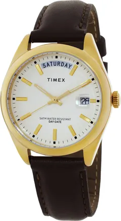 Timex Classic Day-Date Quartz White Dial Ladies Watch TWH6Z7710