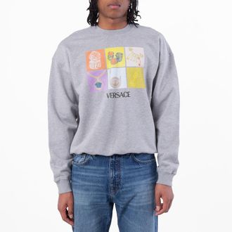 Versace Pop Jewels Print Sweatshirts, Size X-Large