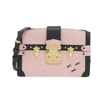 Louis Vuitton Pre-owned Epi Trunk Clutch Calf Shoulder Bag - Dames - Pre-owned - Roze - Maat: ONE Size Leer