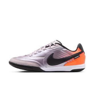Nike Mens Tiempo Streetgato PRM Heritage Indoor/Court Low-Top Soccer Shoes in Purple | IV6555-500