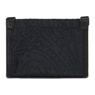 Etro Etro, Wallets & Cardholders, male, Blue, Size: ONE SIZE Pochette Portamonete