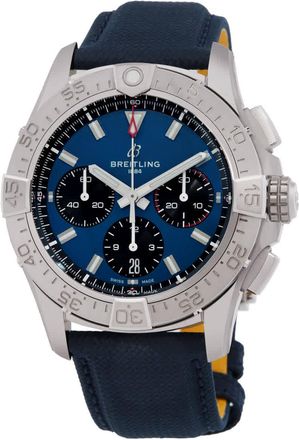 Breitling Avenger 42 Chronograph Automatic Chronometer Blue Dial Mens Watch AB0146101C1X1