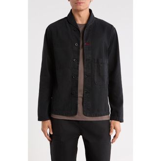 Imperfects Shepherds Cotton Button-Up Shirt in Obsidian Wash at Nordstrom, Size X-Large