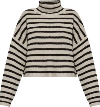 Lisa Yang Karine Kasjmieren Trui - Dames - Cashmere truien - Beige - XS - Kasjmier - Truien & Vesten