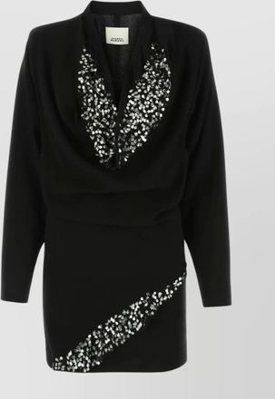 Isabel Marant crepe sequined mini dress