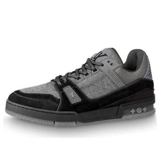 Louis Vuitton Trainer Sneakers Grey Flannel 1A5Q1C