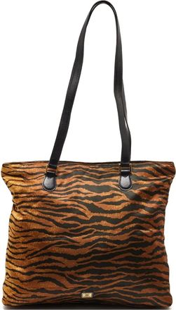 Moschino Borsa tote in tela - Marrone