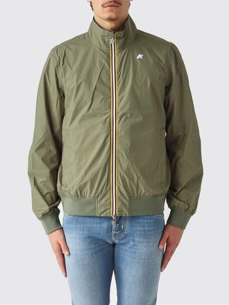 K-Way Bomber ARSENE PLUS.2 di nylon con logo K-way