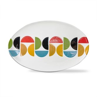 Tag Knoll Everyday Multi Earthenware Oval Platter 15.06 x 9.55 in in Multicolored at Nordstrom