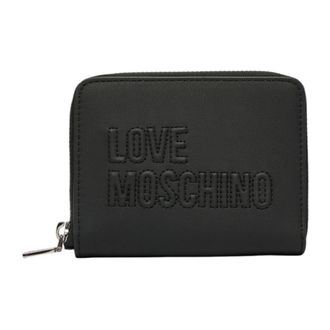 Love Moschino Wallets & Cardholders, female, Black, Size: ONE SIZE Zip Wallet