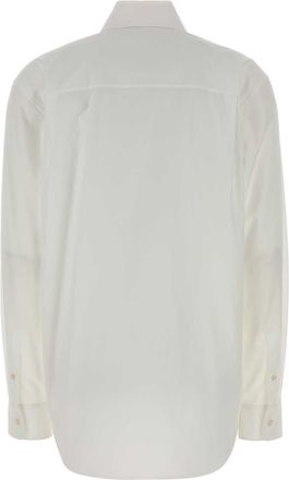 The Row Womens Gavina Shirt White Cotton