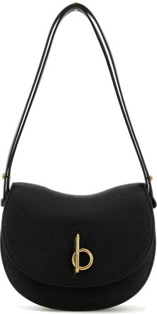 Burberry Small Rocking Horse Schoudertas - Dames - Schoudertassen - Zwart - ONE Size - Leer - Tassen