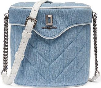 Karl Lagerfeld Lafayette Denim Bucket Crossbody in Light Denim at Nordstrom