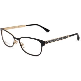Jimmy Choo London Womens 52 mm Black Opticals