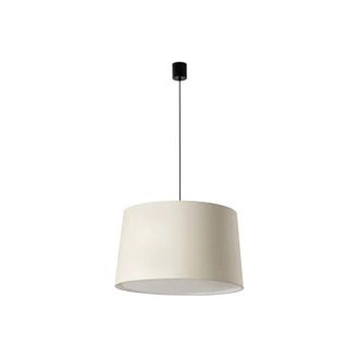 Faro Barcelona Windsor L&aacute;mpara Colgante Doble Negro/lino 20231-153