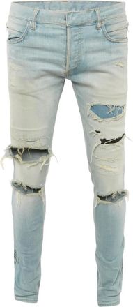 Balmain Gerafelde jeans - Blauw