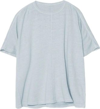 maharishi T-shirt con cuciture centrali - Blu