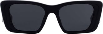 Prada Dark Grey Butterfly Ladies Sunglasses PR 08YSF 1AB5S0 51