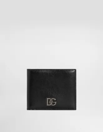 Dolce & Gabbana Tempesta Calfskin Wallet - Man Wallets And Small Leather Goods Black Onesize