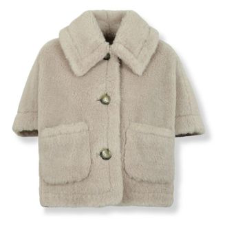 Max Mara Capa Teddy Newterzo - Jackets - Mujer - Beige - M