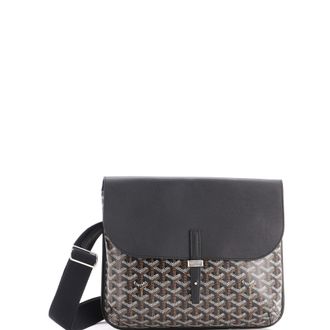Goyard Coursier Messenger Bag Coated Canvas and Leather