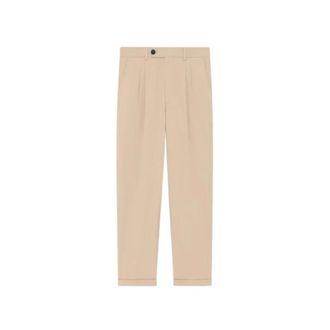 Dr&ocirc;le de Monsieur Pantalone 100% Cotone - male - Drole de Monsieur - Straight Trousers - Beige - L - Trousers