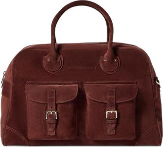 Brunello Cucinelli Suede Weekender Bag