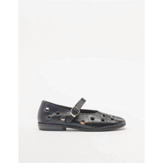 A.S.98 Womens Zion Flats In Black