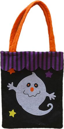 Generic Halloween Shopping Bag - Reusable Non Woven Tote, Lightweight Candy Carrier, Fabric Container, Sturdy Snack Holder, Festive Trick Treat Organizer | Pa