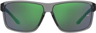 Under Armour Kickoff Square Sunglasses in Grey Green at Nordstrom Rack