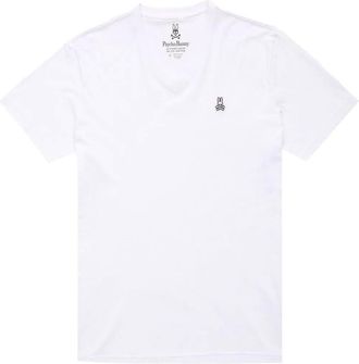 Psycho Bunny T-shirt con scollo a V - Bianco