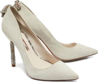Sophia Webster Pumps in pelle scamosciata con decorazione - Toni neutri