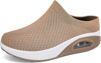 Generic Slippers Women Mesh Platform Slipper Solid Color Casual Women Shoes Non-Slip Comfortable Couples Slipper Indoor Outdoor Bathroom Kitchen Sandals Everd