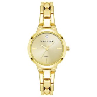 Anne Klein Womens Classic Gold Dial Watch