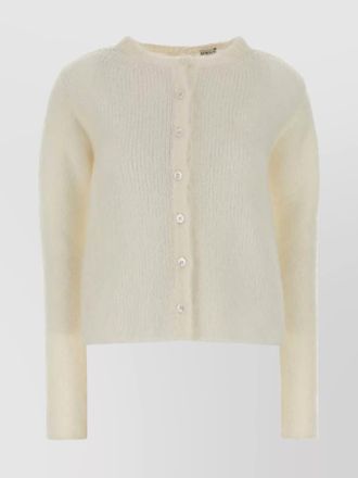 Loewe stretch mohair blend cardigan with long sleeves