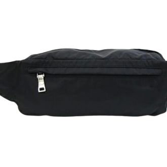 Prada unisex, Pre-owned, Zwart, Maat: ONE Size Leer